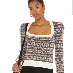 Tularosa Elias fair isle sweater size Small